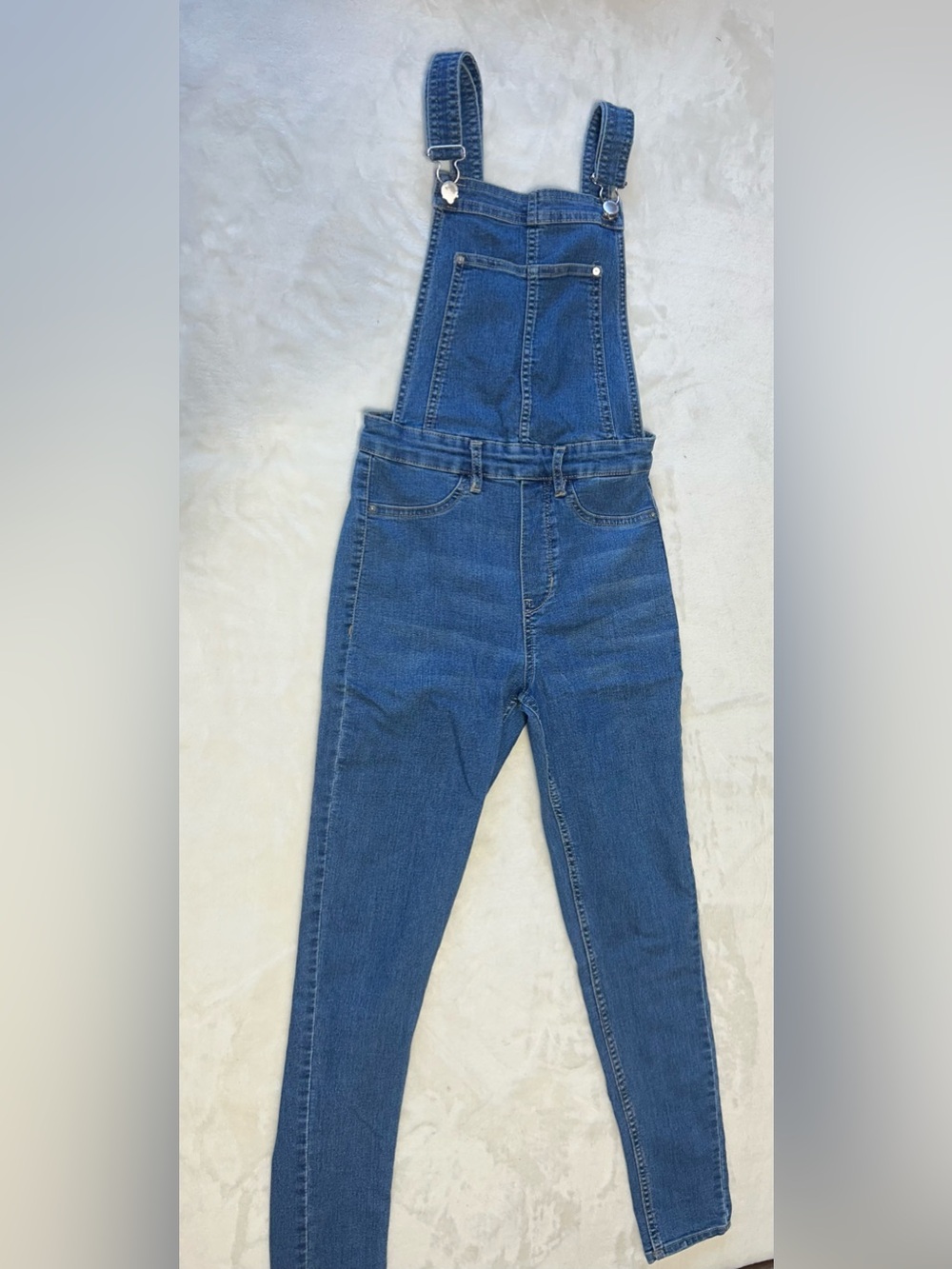 Classic Blue Denim Overalls Jeans for Women